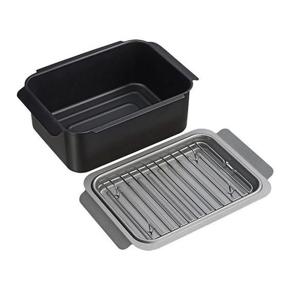 和平フレイズ IH対応角型揚げ鍋ワイド(アミ付) RB-2926 揚鍋 フライヤー 鍋 フライパン ...