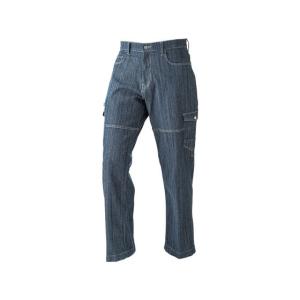 CUC/ワイドカーゴパンツ インディゴブルー 4L/8676-17-4L