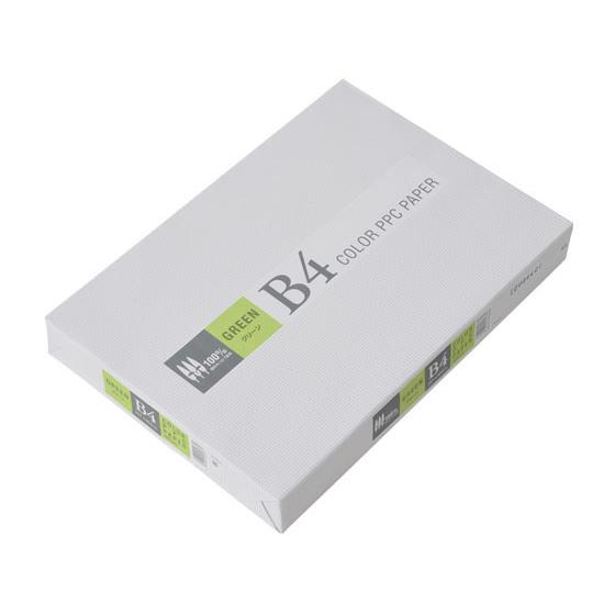 APPJ カラーコピー用紙 グリーン B4 500枚 CPG003 Ｂ４サイズ グリーン系 緑 カラ...