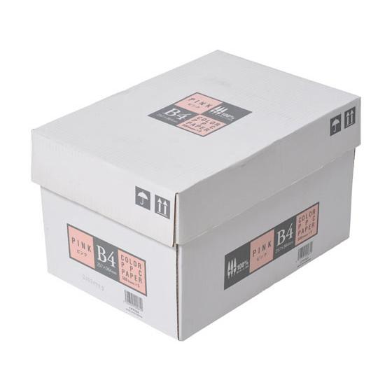 APPJ カラーコピー用紙 ピンク B4 500枚×5冊 CPP003 まとめ買い 業務用 箱売り ...