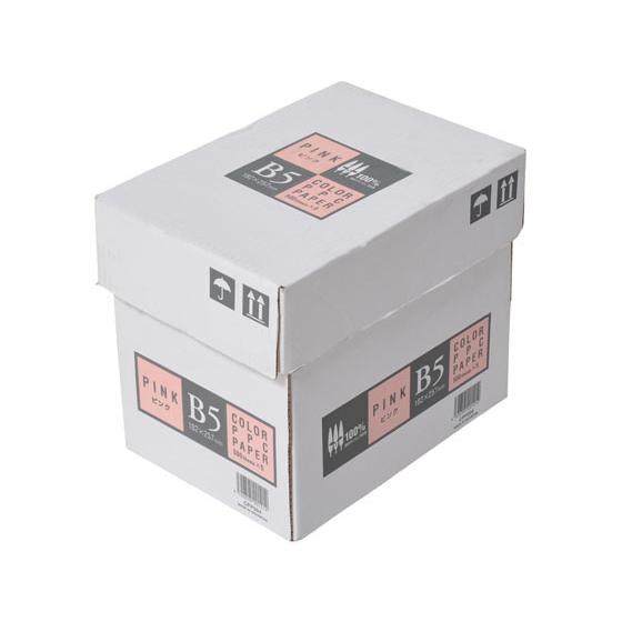 APPJ カラーコピー用紙 ピンク B5 500枚×5冊 CPP004 まとめ買い 業務用 箱売り ...