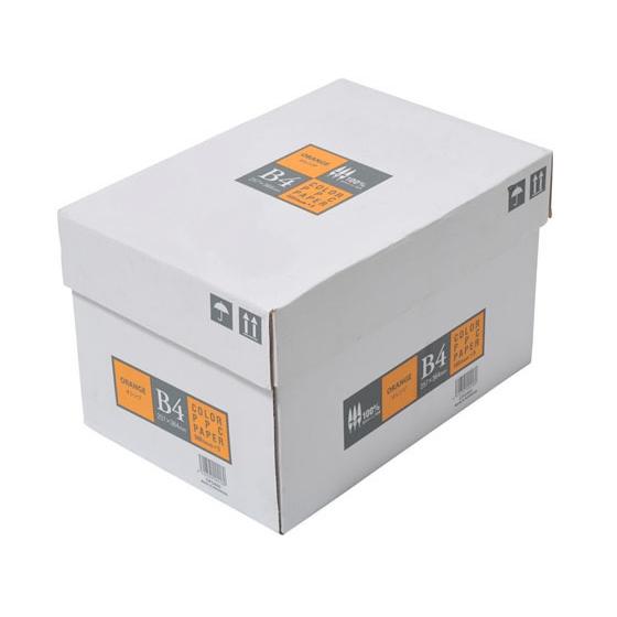 APPJ カラーコピー用紙 オレンジ B4 500枚×5冊 CPO003 まとめ買い 業務用 箱売り...