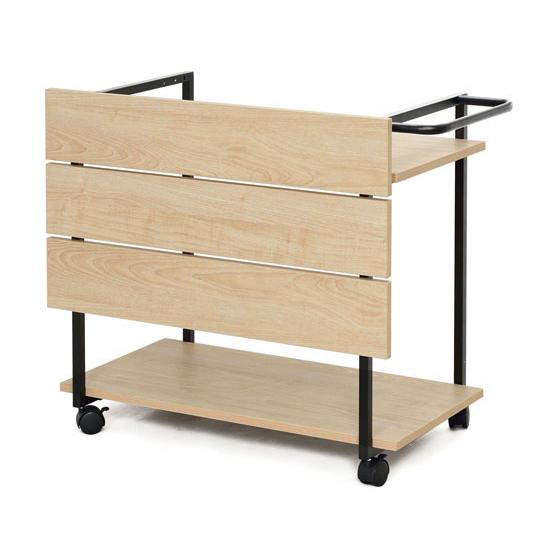 【メーカー直送】アール・エフ・ヤマカワ カフェステーション ワゴン ナチュラル RFCFWG-804...