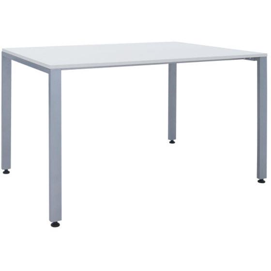 【メーカー直送】カグクロ ミーティングテーブルTKシャープタイプ W1200×D750 ホワイト【代...