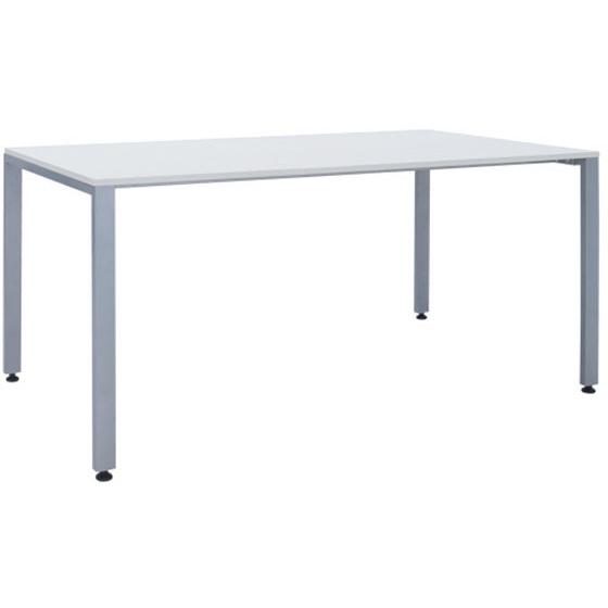 【メーカー直送】カグクロ ミーティングテーブルTKシャープタイプ W1500×D750 ホワイト【代...