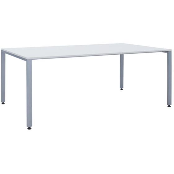 【メーカー直送】カグクロ ミーティングテーブルTKシャープタイプ W1800×D900 ホワイト【代...