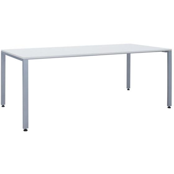 【メーカー直送】カグクロ ミーティングテーブルTKシャープタイプ W1800×D750 ホワイト【代...