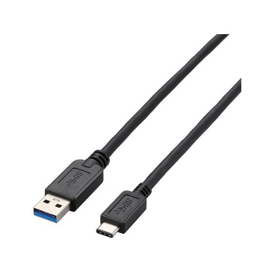 【お取り寄せ】エレコム USB3.1ケーブル A-TypeC 2m USB3-AC20BK ＵＳＢケ...