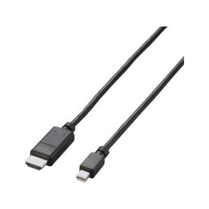 【お取り寄せ】エレコム MiniDisplayPort-HDMIケーブル 2m AD-MDPHDMI20BK 配線