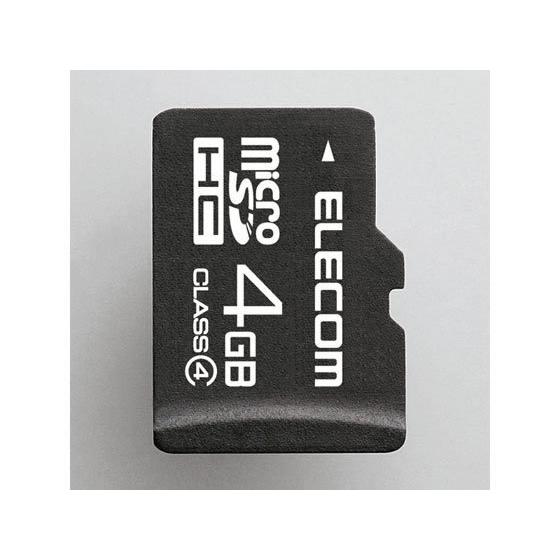【お取り寄せ】エレコム microSDHCメモリカード Class4 4GB MF-MSD004GC...