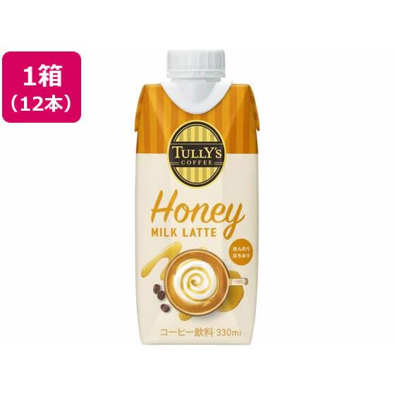 伊藤園 TULLY&apos;S COFFEE タリーズコーヒー ハニーミルクラテ 330ml×12本 カフェ...