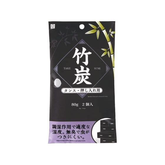 【お取り寄せ】小久保工業所 竹炭 タンス・押入れ用 80g 2個入 置き型タイプ 消臭 芳香剤 室内...
