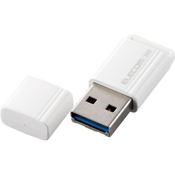 【お取り寄せ】エレコム 外付けSSD 250GB USB3.2 ホワイト ESD-EXS0250GW...