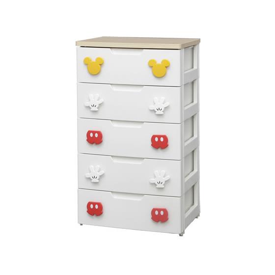 【メーカー直送】アイリスオーヤマ キッズチェスト 5段 幅55cm ミッキー MHG2-555【代引...