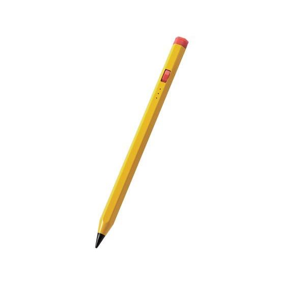 【お取り寄せ】エレコム 充電式アクティブタッチペン 6角 iPad 黄 P-TPACAPEN01YL...