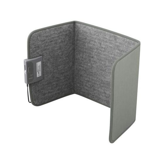 アイリスオーヤマ デスクパネルヒーター モスグレー APH-16B-H オイル パネルヒーター スト...