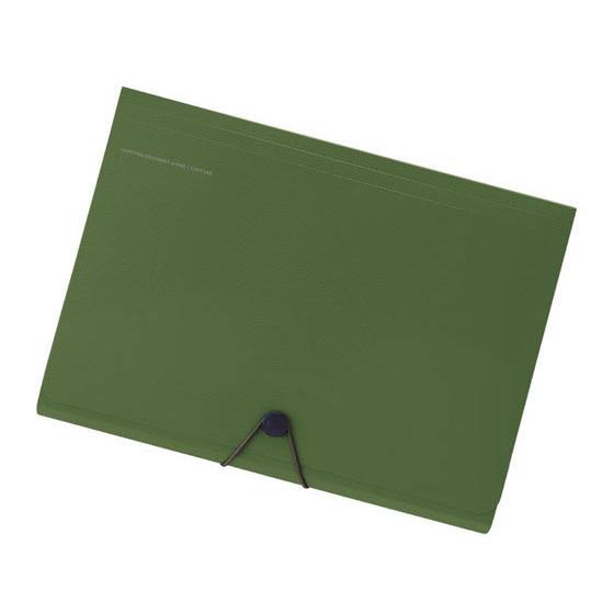 【お取り寄せ】リヒトラブ SMART FIT キャリングドキュメント A4 オリーブ A7589-2...