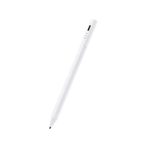 【お取り寄せ】エレコム 充電式ハイブリッドタッチペン ホワイト P-TPACSTHY01WH スマートフォン 携帯電話 ＦＡＸ 家電