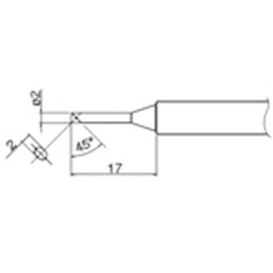 【お取り寄せ】白光 こて先 2C型 T34-C2白光 こて先 2C型 T34-C2 電気はんだこて ...