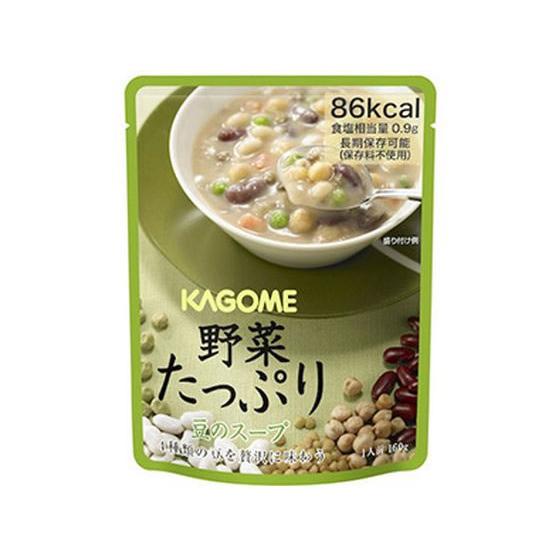 カゴメ/野菜たっぷり 豆のスープ 160g スープ おみそ汁 スープ インスタント食品 レトルト食品