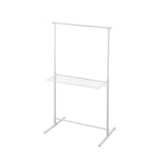 【お取り寄せ】アイリスオーヤマ 簡単組立スタイル物干し 伸縮式 ホワイト STMH-790 物干し ...