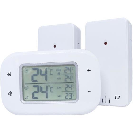 【お取り寄せ】高森コーキ ツインワイヤレス温度計 DTH-9512 温度計 湿度計 温湿度計