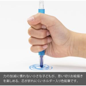 ぺんてる くりだし色鉛筆 くるりら 単色 おう...の詳細画像4
