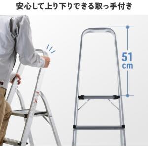 【メーカー直送】サンワサプライ アルミ製脚立 ...の詳細画像4