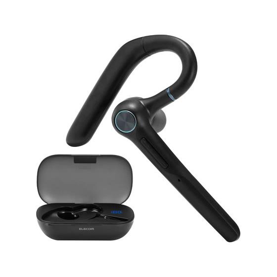 【お取り寄せ】エレコム Bluetooth片耳ヘッドセット ENC ブラック LBT-HSC41BK...