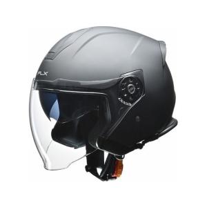 リード工業 FLXジェットヘルメットMATBKーL マッドブラックL FLXMATBKL