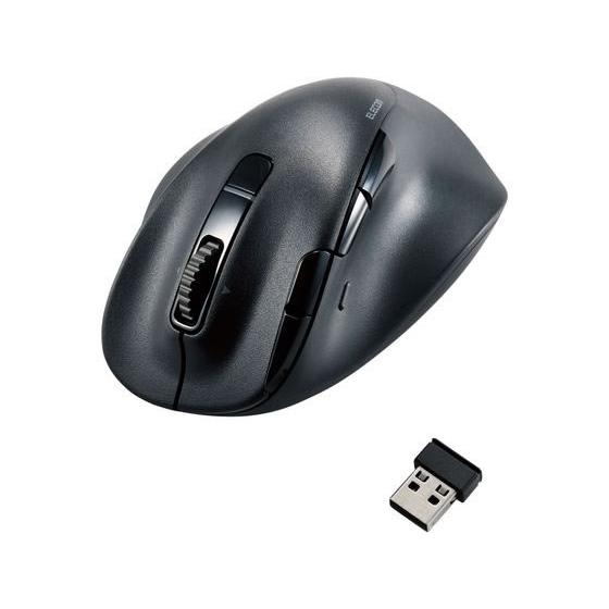 【お取り寄せ】エレコム 無線マウス EX-G PRO Bluetooth 8ボタン 充電式 L 黒 ...