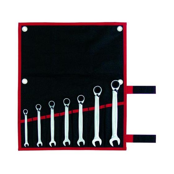 【お取り寄せ】TONE 切替式ラチェットめがねレンチセット 7pcs RMR700 ラチェットレンチ...