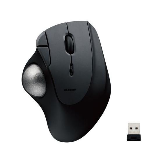 エレコム トラックボール 無線 人工ルビー ブラック M-IT10DRBK マウス キーボード 入力...