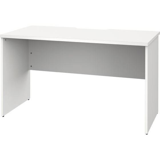 【メーカー直送】アール・エフ・ヤマカワ プラン 木製デスク W1200×D600 ホワイト【代引不可...