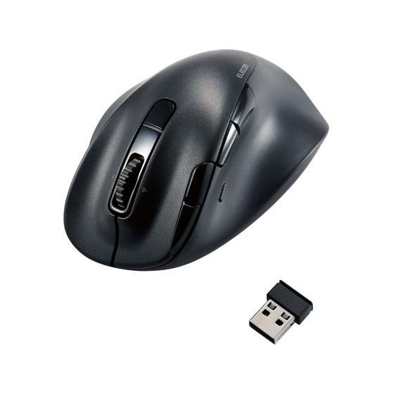 エレコム 無線マウス EX-G PRO Bluetooth 8ボタン 充電式 M 黒 マウス キーボ...