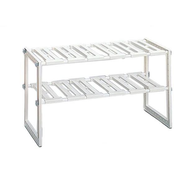 【お取り寄せ】伸晃 キッチン シンク下 フリーラック 伸縮タイプ VR-EX