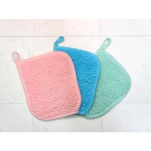 倉敷繊維加工 アクリルクロス 3色入 スポンジタワシ クリーンナップ キッチン消耗品