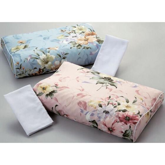 【メーカー直送】ファミリー・ライフ ニュー磁気まくら 枕カバー付き 2色セット a33545【代引不...