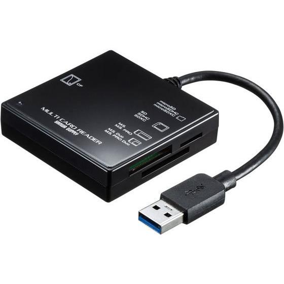 【お取り寄せ】サンワサプライ/USB3.1マルチカードリーダー/ADR-3ML39BKN カードリー...