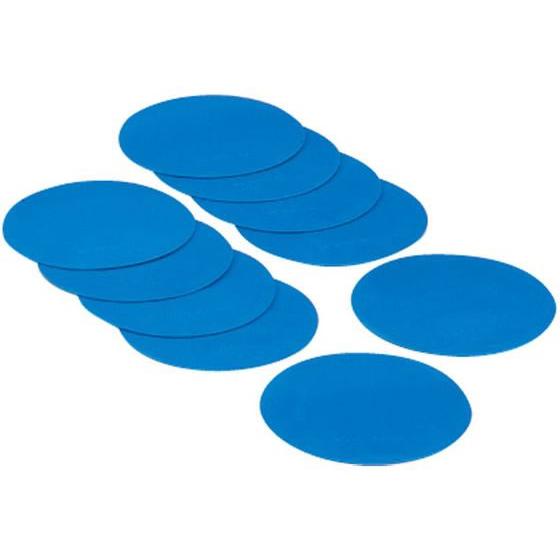 【お取り寄せ】エバニュー マーカープレート 青 10枚 ETE153-700