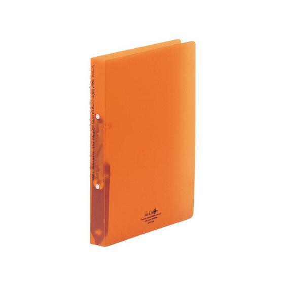 【お取り寄せ】リヒトラブ AQUA DROPs リングファイル[ツイストリング] A4タテ 2穴 橙...