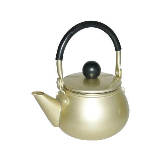 【お取り寄せ】前川金属工業所 ドリーム急須 つる付 0.6L ゴールド 茶こし付急須 和食器 キッチ...