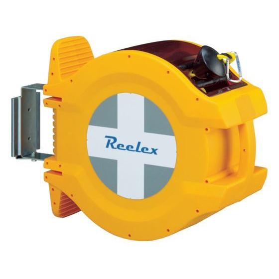 【お取り寄せ】Reelex バリアロープリール(ロープ長さ20m) BRR-1220 安全標識 ステ...