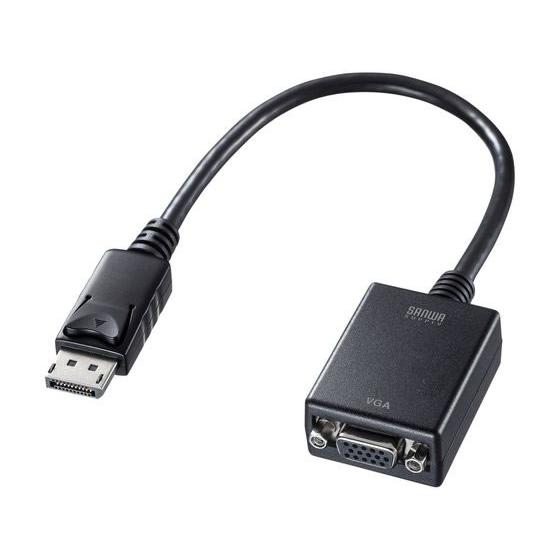 【お取り寄せ】サンワサプライ DisplayPort-VGA変換アダプタ AD-DPV06 ディスプ...