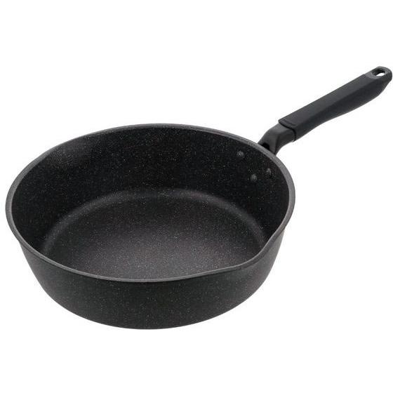 【お取り寄せ】LIV PLUS ベストコ 深型フライパン 28cm ダークグレー フライパン 炒め鍋...