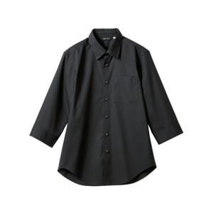 住商モンブラン シャツ 兼用 7分袖 黒 4L SS007-93の商品画像