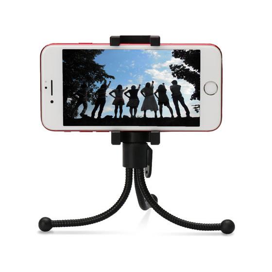 【お取り寄せ】エレコム スマートフォン用ミニ三脚 P-STMNBK スマートフォン関連品 スマホ タ...