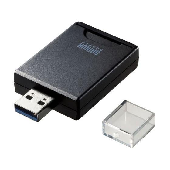 【お取り寄せ】サンワサプライ/UHS-II対応SDカードリーダー USB Aコネクタ カードリーダー...