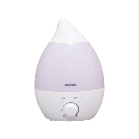 アイリスオーヤマ 超音波式加湿器 しずく型 ホワイト UHM-280S-W 超音波式加湿器 加湿器 ...