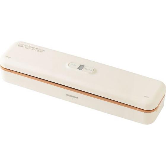 【お取り寄せ】アイリスオーヤマ 真空保存フードシーラースリム ホワイト VPF-S50 調理器 キッ...